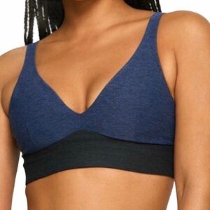 Outdoor Voices Plunge Colorblock Sports Bra XS